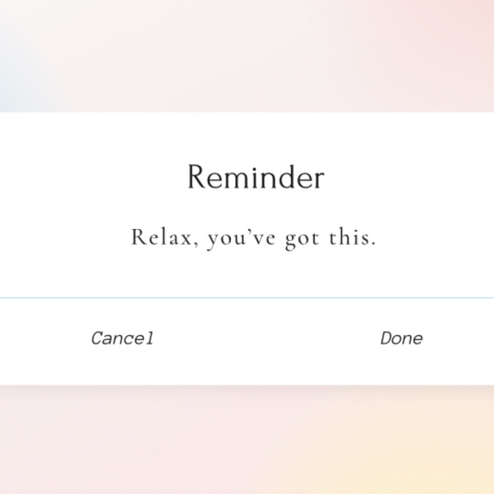Afternoon Reminder